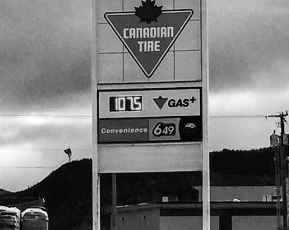 On this day in 2016 #memories #nltraffic #gasnl #nlgas #nlpoli your local price of gas in #CornerBrook #Newfoundland looking back....