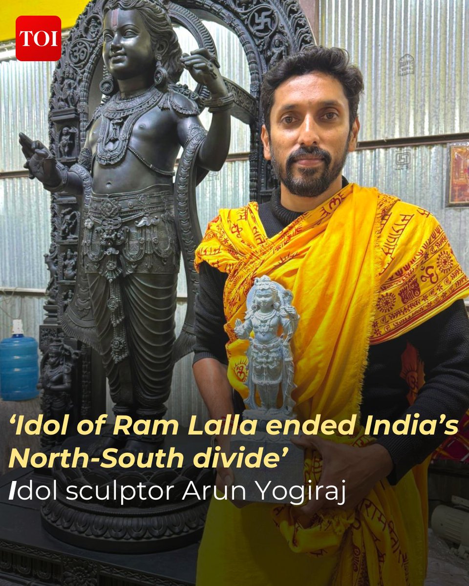 With his deep devotion and proficiency in his ancestral sculpting business, MBA-turned-master sculptor #ArunYogiraj, who has attained the status of a celebrity after giving shape to the #RamLalla idol, talks about the uphill task, sacrifices he had to make to realise India’s…