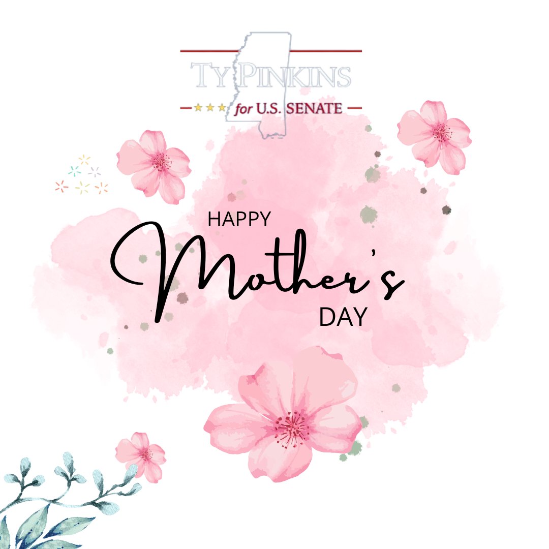 Moms will forever remain our heroes, and we are eternally thankful for the love and support they provide. Wishing a Happy Mother's Day to all the incredible moms! Today is a celebration dedicated to you. #MothersDay2024 #TyPinkinsforUSSenate #Mississippi
