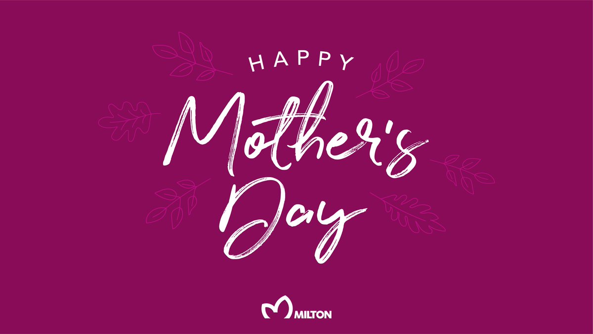 Happy #MothersDay to all the mothers, grandmothers, stepmothers, and mother figures who have raised, guided, nurtured, believed in, encouraged, loved, and inspired us, in #Milton and everywhere! 🤱🤰🦸‍♀️🪻