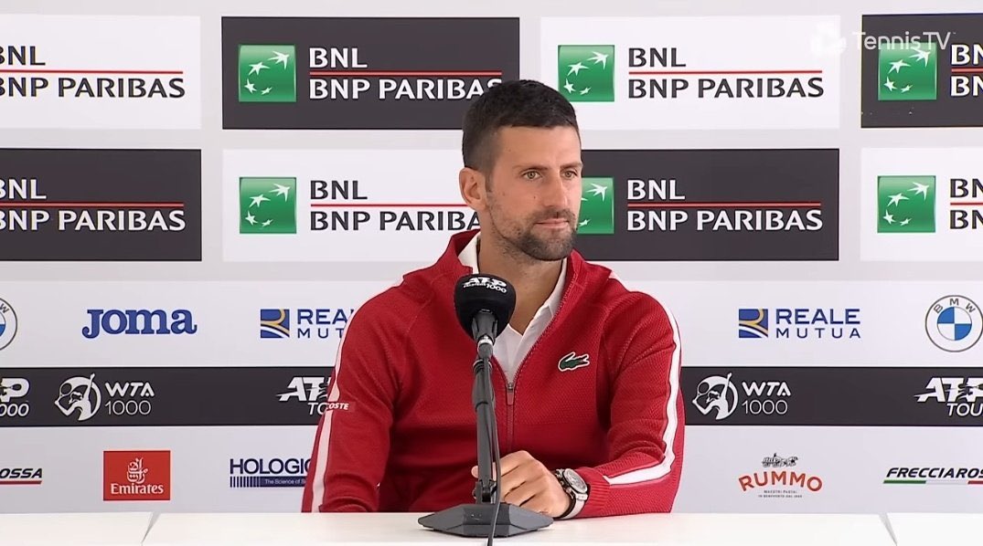 Novak Djokovic was asked if getting hit on the head with the bottle impacted his tennis today after his loss to Tabilo “Was this related at all to the bottle incident? Were you feeling anything from what happened on Friday night?” Novak: “I don't know, to be honest. I have to…
