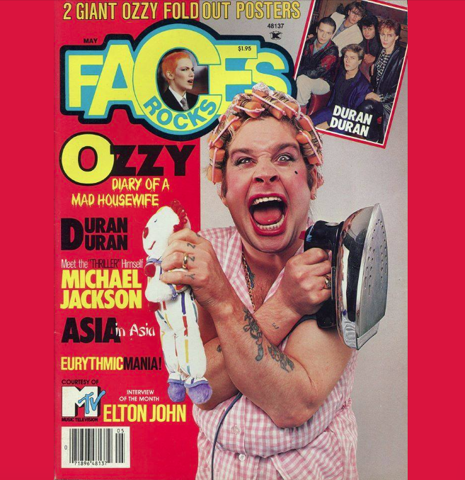 WISHING ALL THE MOM'S A HAPPY MOTHER'S DAY!! It's been 40 years since the FACES Magazine May 1984 cover with my 'DIARY OF A MAD HOUSEWIFE' shoot with @ozzyosbourne For more #OzzyOsbourne get my book The Decade That Rocked here: thedecadethatrocked.com/shop/ #ozzy