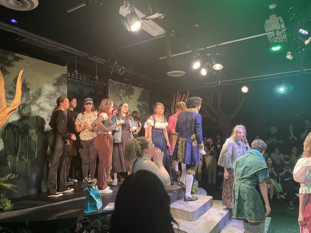 “Was that me? Yes it was. Was that him? No it wasn't.. Just a trick of the woods!”

I travelled #IntoTheWoods last night with @BMSSTheatre and it was everything you could hope for and more! What an incredible show! Congrats to the whole cast & crew on a fantastic run. #bced #vpa