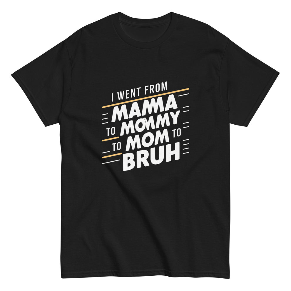 I WENT FROM MAMA TO MOMMY TO MOM TO BRUH simpleeapparelstore.com/products/i-wen… #momgift