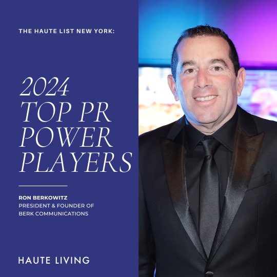Thank you Laura Schreffler, Adrienne Faurote, and team for naming me to @hautelivingmag’s inaugural PR Power Players List! The best is yet to come… #WatchUsWork