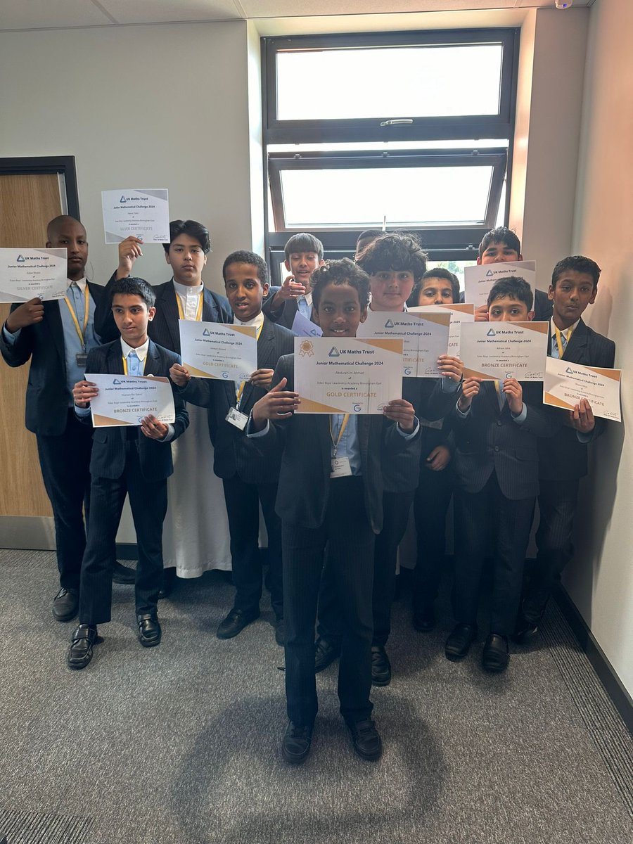 Congratulations to our @EBLAeast Year 8 students for winning Bronze, Silver and Gold in the recent UKMT Challenge @UKMathsTrust #WeAreStar #Ambition @StarAcademies