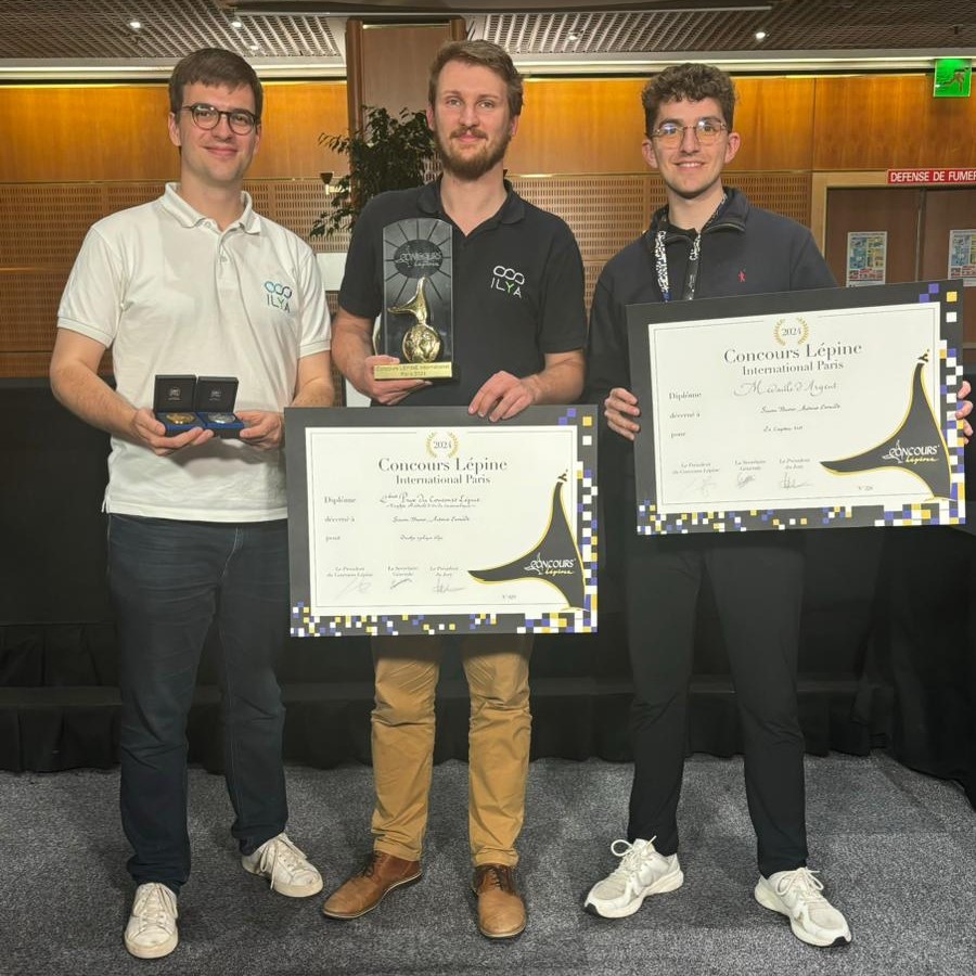 IlyaTechTLS's tweet image. Résultat du @ConcoursLepine 2024 :

Le Capteur ILO a obtenu une Médaille d’Argent du #ConcoursLépine.🥈

La Douche Cyclique a obtenu une Médaille d’Or et le 2e Prix du #ConcoursLépine2024 !🥇🏆

@foiredeparis