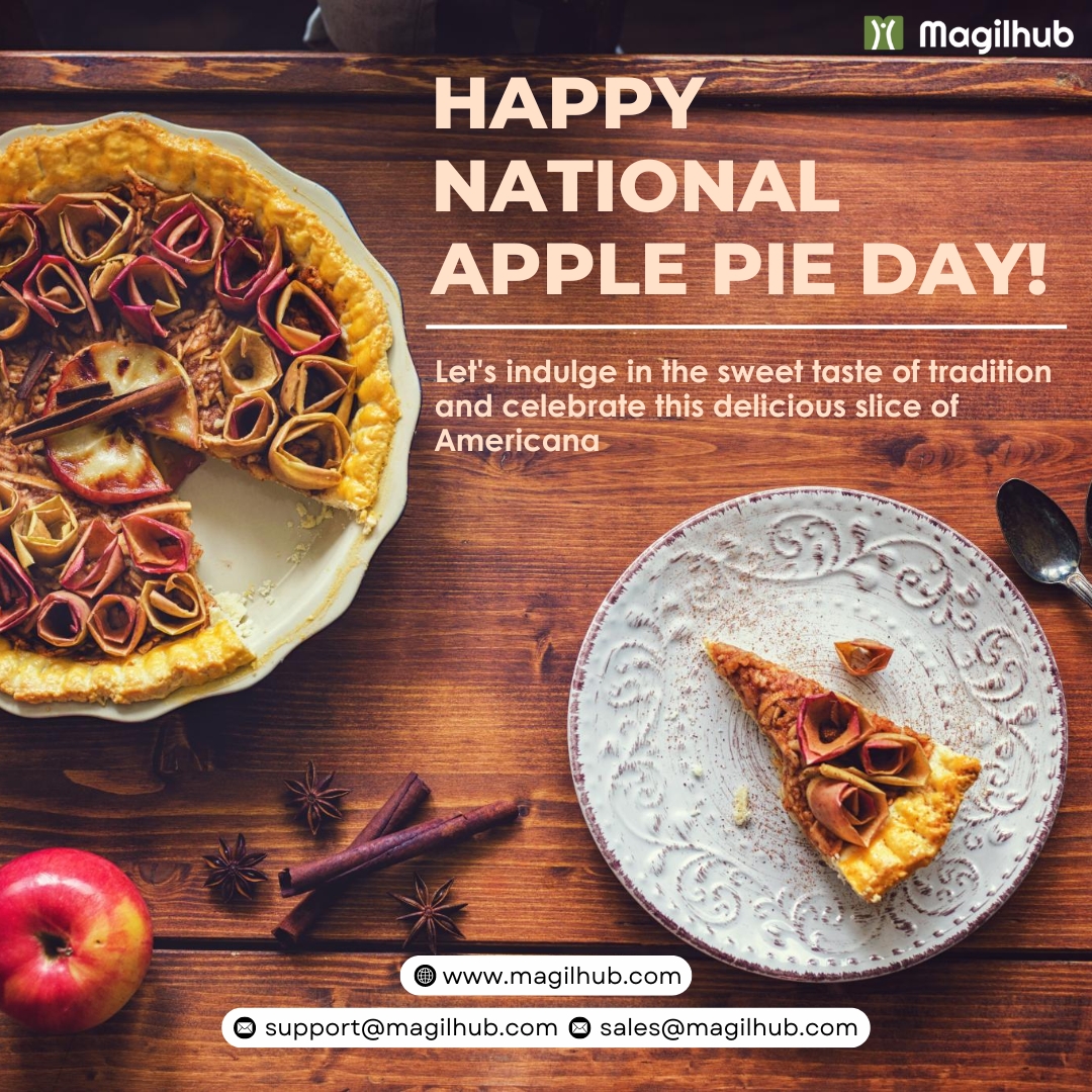 Happy National Apple Pie Day!

Let's indulge in the sweet taste of tradition and celebrate this delicious slice of Americana.

For More Details:
Mail us at - sales@magilhub.com

#Applepieday #CSKvsRR #RCBvsDC #ipl2024 #csk #DigitalDining #magilhubpos #no1pos #restaurantpos
