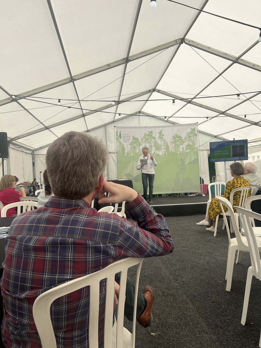 Good to hear the brilliant @iancbeavis speak about his book on insects in the ancient world at the Tunbridge Wells Literary Festival this afternoon. The whole festival has been a big success - congratulations to the organisers & thanks to all who have taken part. #twlitfest