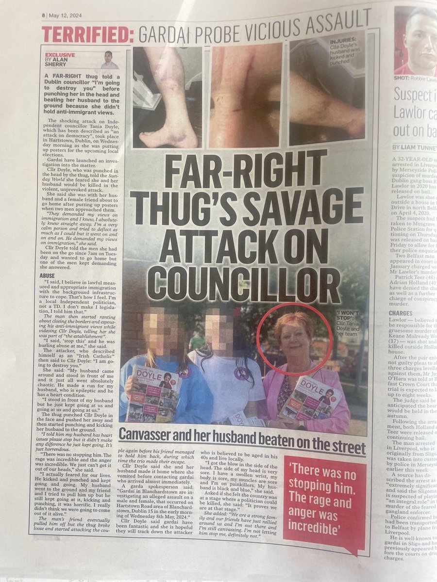 “Hate Crimes are made up” they said. “The threat from the fascist far right is exaggerated” they said. This shit is real.