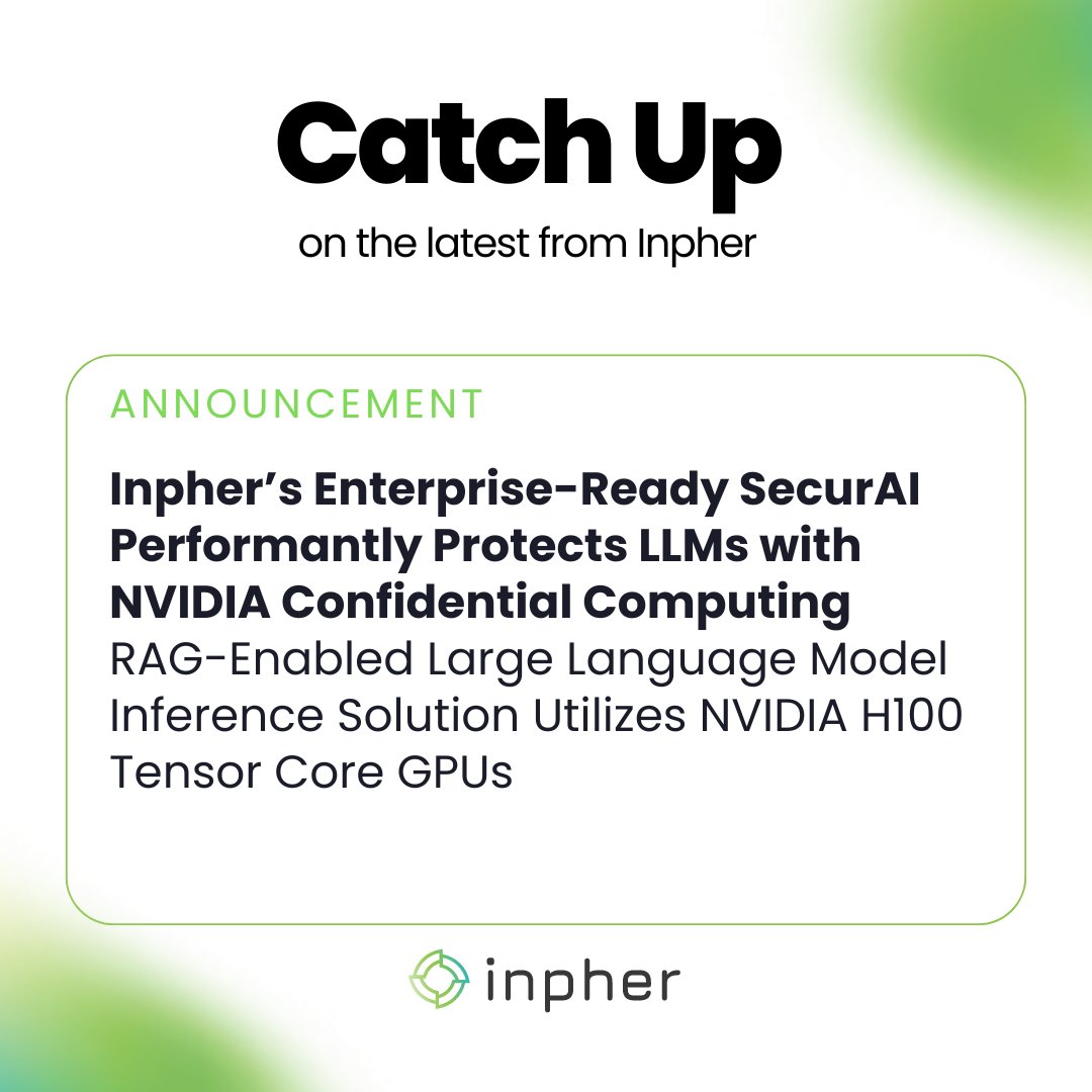 ICYMI, catch up on the latest from Inpher... hubs.li/Q02wKGLN0