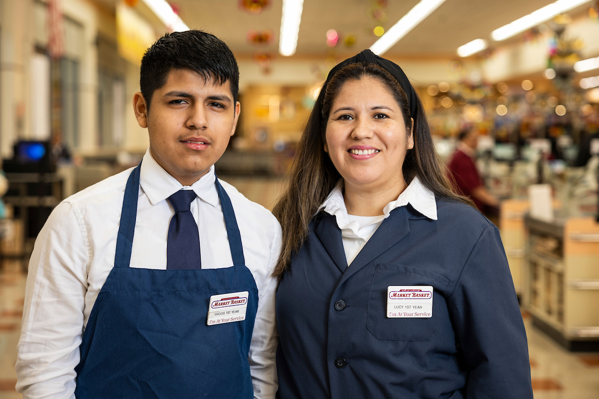 Giggs A. (Cashier, 1 year of service) and Lucy A. (Front End Assistant, 1 year of service) work together at our Burlington store. Thank you for being on our team! #MothersDay
