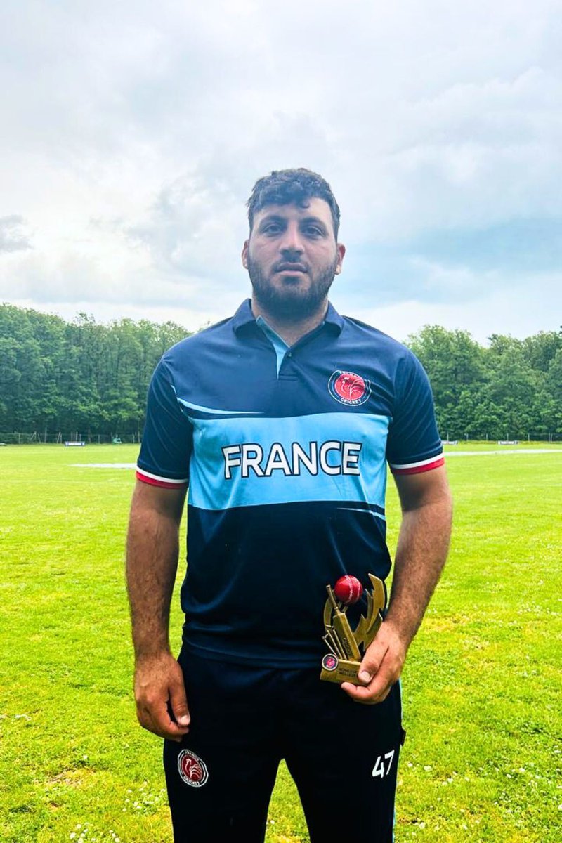 MVP ALERT 🔥🏏 Kamran Ahmadzai finished as the leading run-scorer with 1️⃣1️⃣5️⃣ runs, including a fifty in the final, at a remarkable strike rate of 176.92. He also contributed with the ball and in the field proving his all round prowess. #EuropeanCricket #StrongerTogether