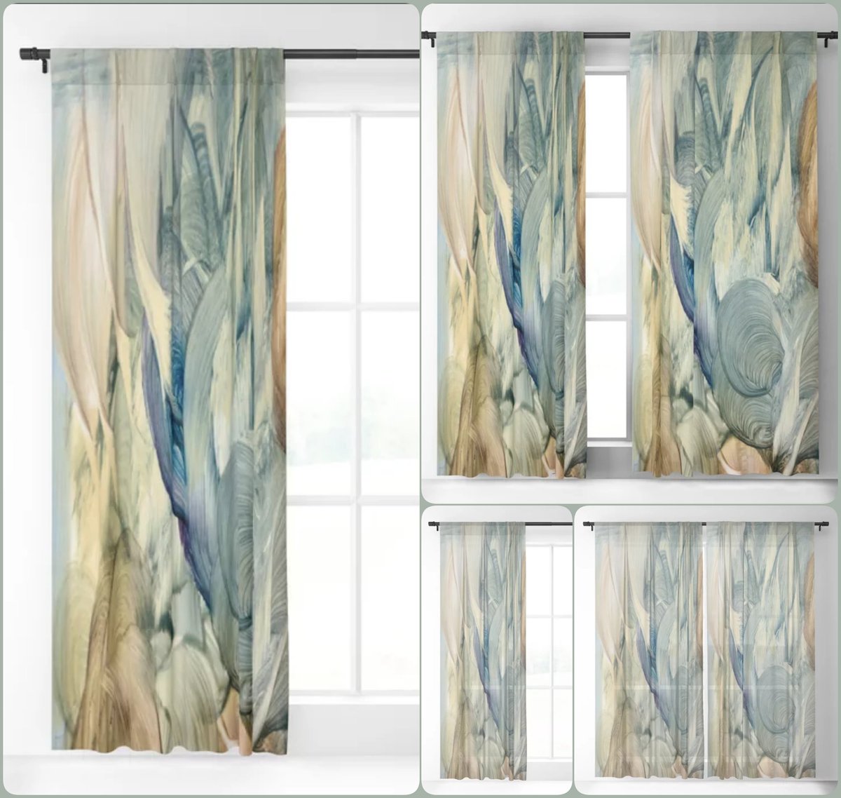 Salacia Blackout & Sheer Curtain~by Art Falaxy~
~Exquisite Decor~
#artfalaxy #art #curtains #drapes #homedecor #society6 #Society6max #swirls #accents #sheercurtains #windowtreatments #blackoutcurtains #floorrugs

society6.com/product/salaci…
society6.com/product/salaci…