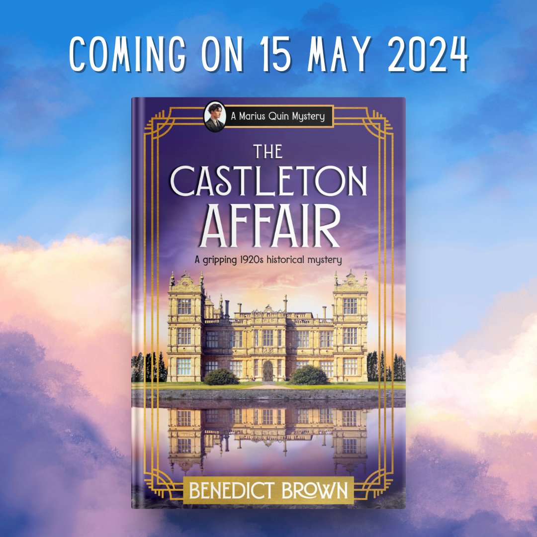 🤩 Get ready for a fast, fresh and fun 1920s murder mystery which combines the feel of a classic spy novel with a twisting whodunit!

🔎 Pre-order The Castleton Affair by Benedict Brown in ebook, paperback or audiobook: geni.us/197-po-two-am

#murdermystery #cozycrime