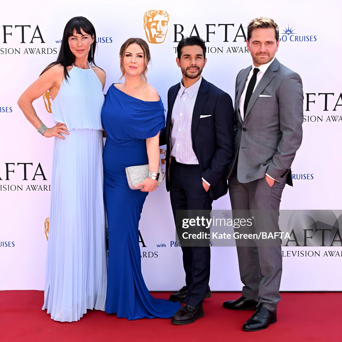 Stepping onto the red carpet with my incredible @BBCCasualty family at the BAFTAs tonight! 💫 So proud to be part of such a talented and dedicated team. #BAFTA #Casualty #BAFTATVAwards