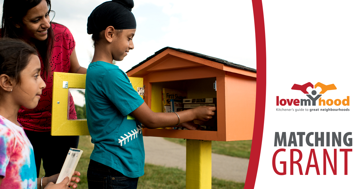Hey Kitchener! 🌟 Ready to spruce up your neighbourhood? Applications for the Love My Hood Matching Grant are OPEN! Whether it's a cute library, a buzzing garden, or any fun idea, share it by May 16: lovemyhood.ca/LMHGrant