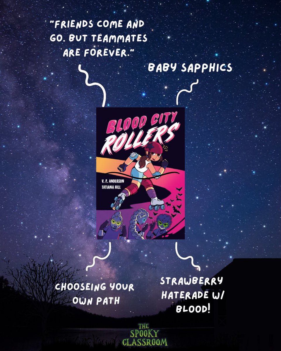 The Romanian paranormal roller derby team I didn’t even know I needed in my life (kinda like Mina)

This #graphicnovel captures the fierce fun and iconoclastic energy of derby in a #kidlit package! 🖤

And it’s the start of a series!! 🛼

#mggraphicnovel #rollerderby #spookymg