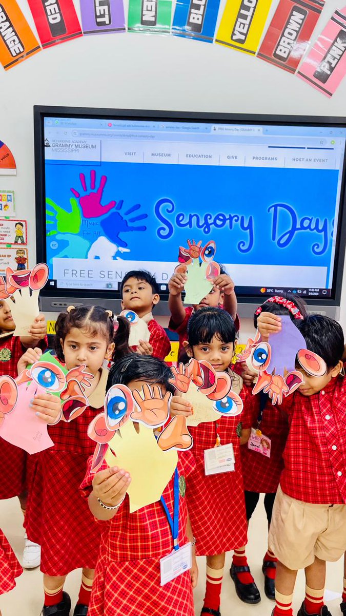 dpsrak's tweet image. Kindergarten Sensory Day was enriching, offering kids a day of fun, exploration, and learning. Through hands-on activities, they gained valuable skills for their educational journey.#dpsrocks #dpsrak #dpsrasalkhaimah