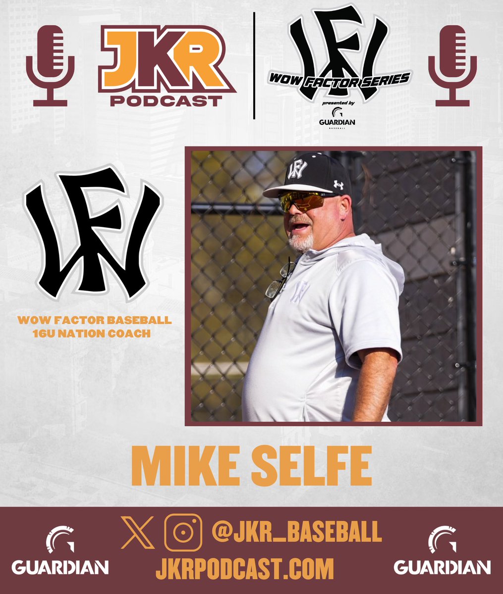 JKR_Baseball's tweet image. ‼️ AVAILABLE NOW ‼️
⚾️Episode #467⚾️
🔴 Mike Selfe @MikeSelfe
🟠 Wow Factor 16U Nation Coach
🔴 Discuss helping players in the recruiting process, his relationship with the 2025s, excitement for 2024 summer, and much more!
🎧 podcasts.apple.com/us/podcast/jkr…