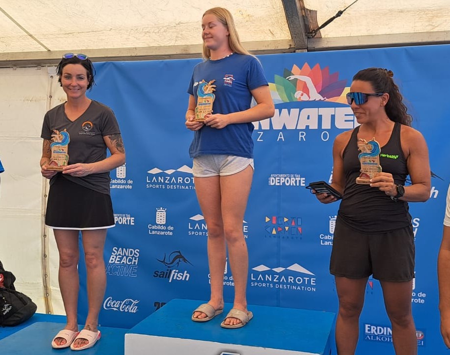 Congratulations to four of #TeamDFB who placed in a 5km race off the Canary Islands. The swimmers faced choppy open water conditions but secured places ranging from 2nd to 7th in their age groups 🏊