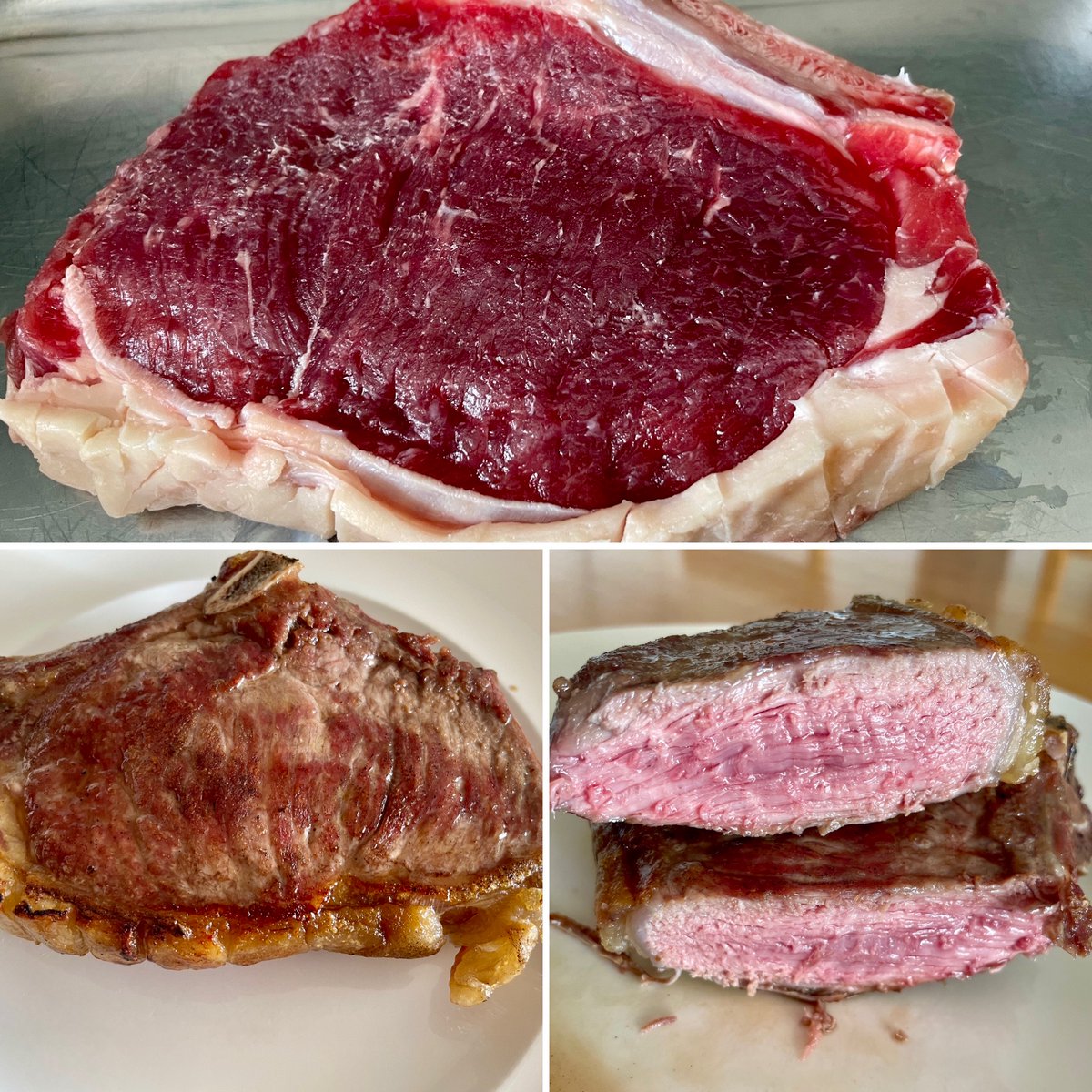 Best Mother's Day present: local grass-fed dry aged steak 🥩♥️
#mothersday2024 #dryagedbeef #localfood #grassfedbeef