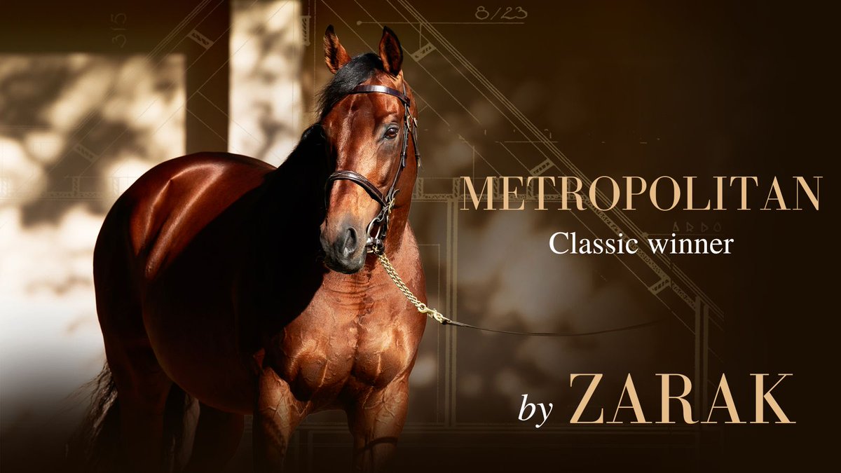 🏆 A third Group 1 winner and first Classic winner for #Zarak as Metropolitan takes the Poule d'Essai des Poulains! 🏆