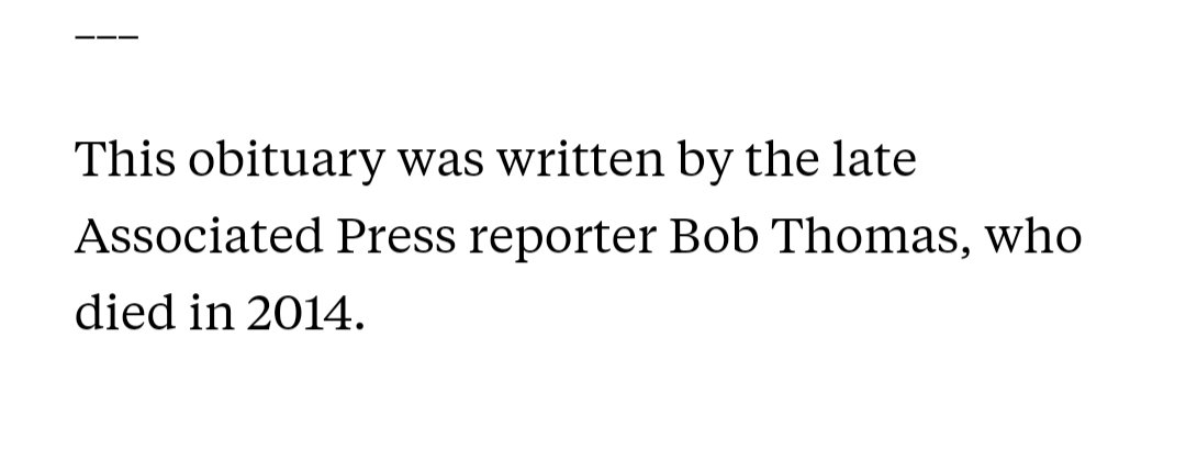 I love that Roger Corman was so old the author of his AP obituary predeceased him by a decade