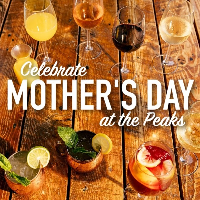Cool moms love the lodge. Show your appreciation this Mother’s Day by treating your mom to delicious specials at Twin Peaks. #twinpeaksrestaurants #twinpeaksgirls #mothersday #wine #sangria