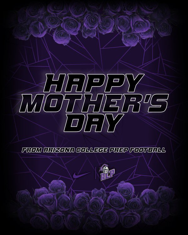 Happy Mother’s Day to all the amazing football moms out there, especially our Arizona College Prep Football Moms!!! 🌹