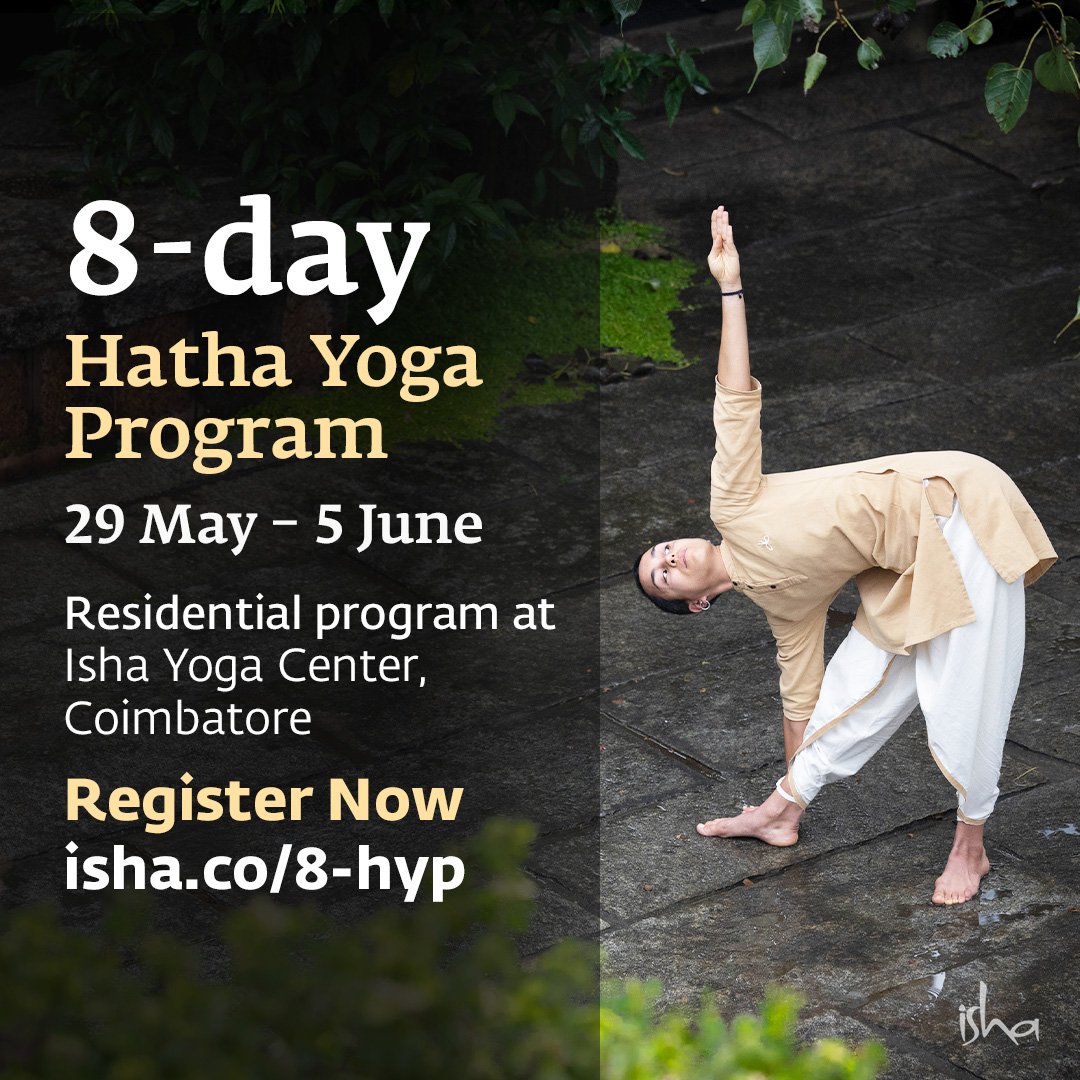 #HathaYoga #Yoga #IshaYogaCenter