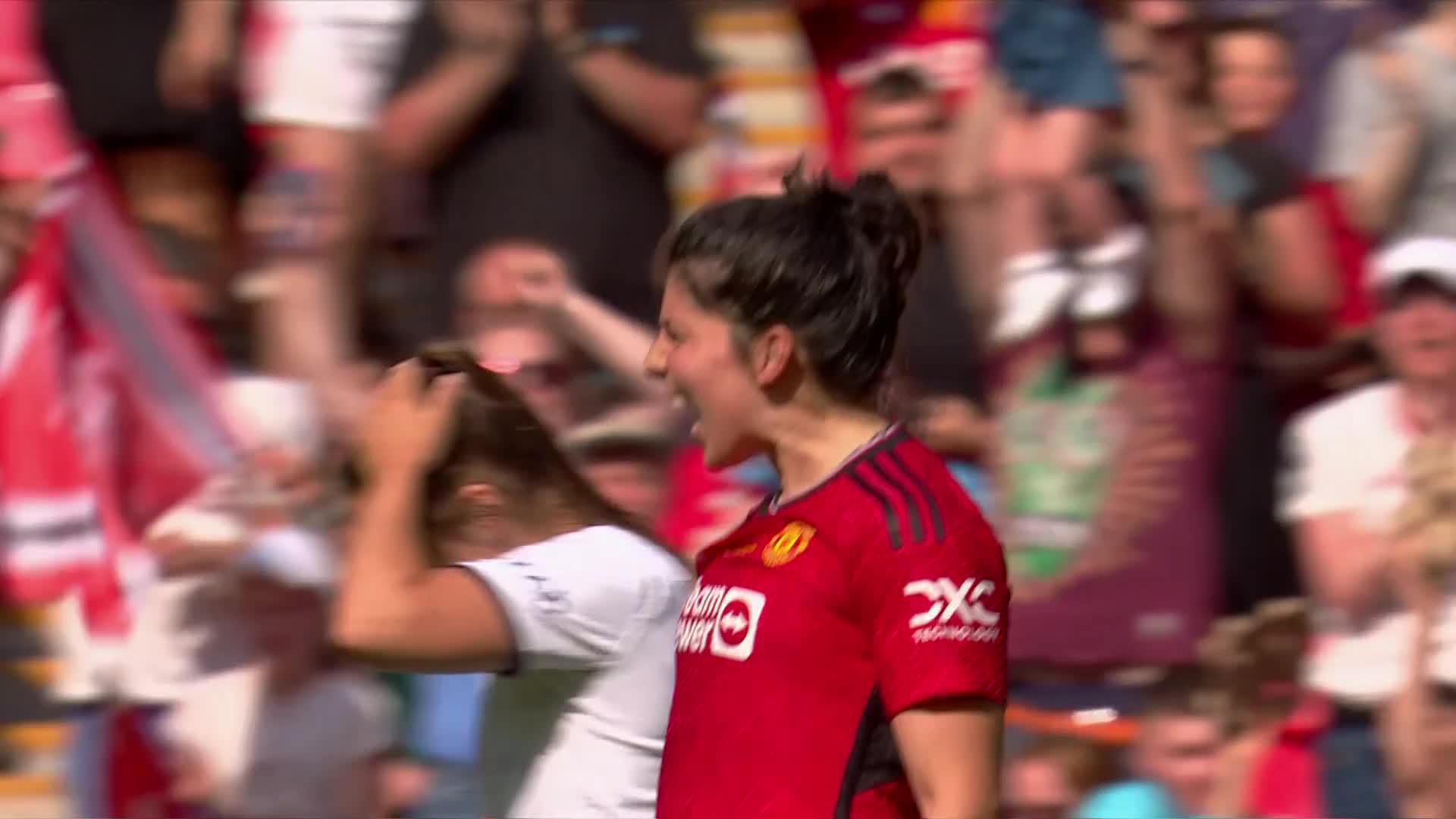 Lucía García is at the double ✌️@ManUtdWomen's forward with a tidy finish 🇪🇸#AdobeWomensFACup