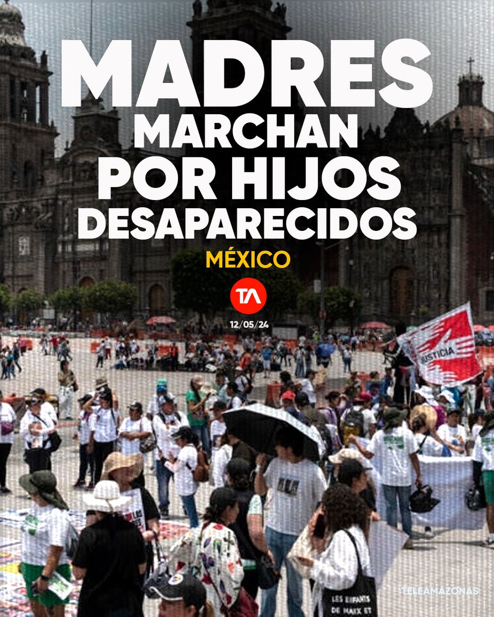 #MUNDO l Madres de desaparecidos marcharon en su día para exigir justicia por sus hijos en México ow.ly/EkiI50RCNKL