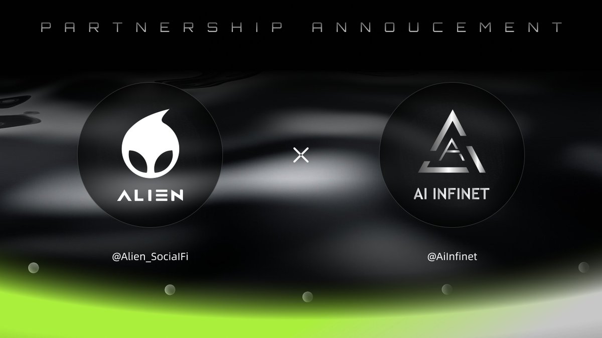 🚀 Big news! #Alien is teaming up with @AiInfinet
 to push the boundaries of technology further than ever before! Stay tuned for incredible innovations coming your way. 🌟 #Partnership #Innovation #TechFuture