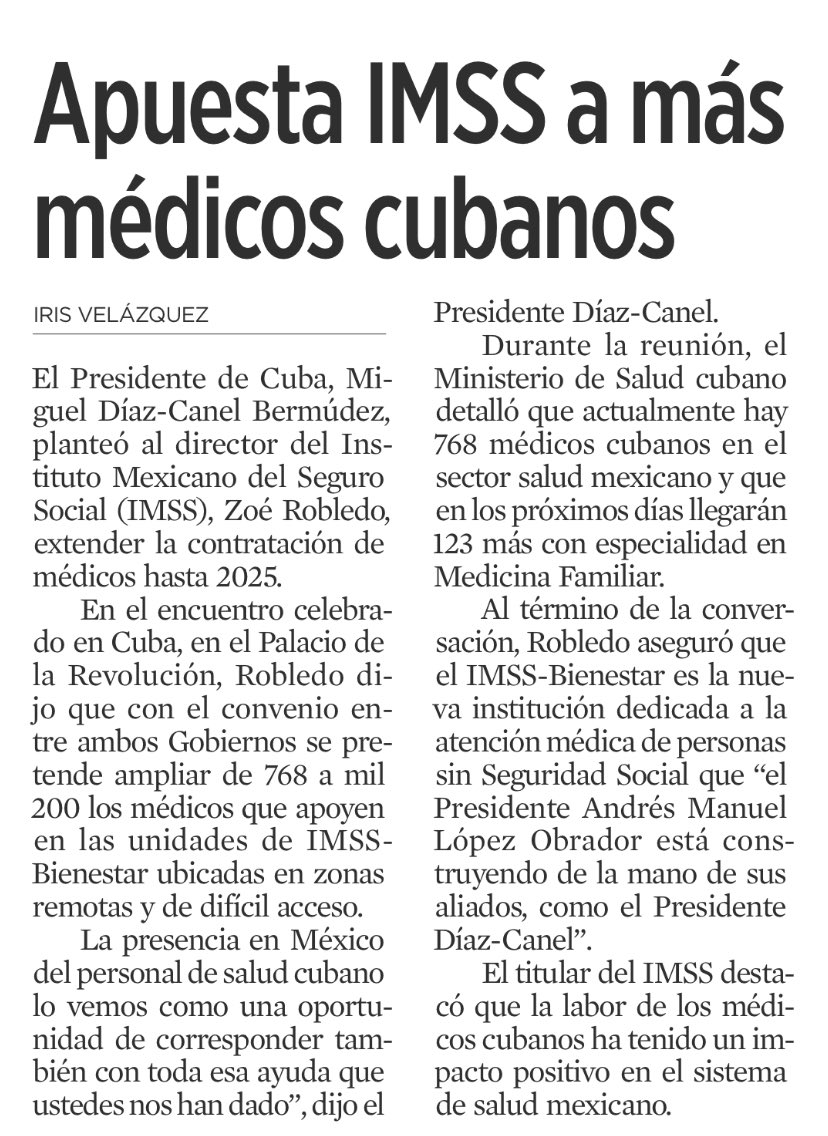 ¿Por qué si prometieron un sistema de salud como el de Dinamarca, traen 'médicos' cubanos y no doctores daneses?… 🤔