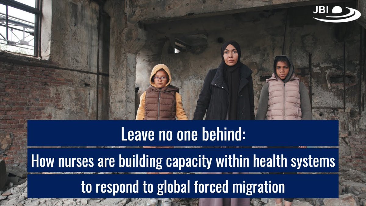 Watch Editorial in Motion which sums up key points in the editorial, 'Leave no one behind: how nurses are building capacity within health systems to respond to global forced migration'. ow.ly/3Aw350LY45K @ShahinKassam @DianeButcher #OurNursesOurFuture #IND2024