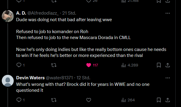 Someone actually compared Brock having an ego to METALIK I am crying LMAOO