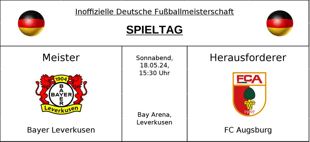 Noch zwei Titelverteidigungen und Leverkusen wäre auch Sommermeister 2024.
#B04FCA