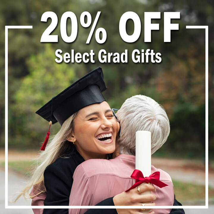 Celebrate your grad with 20% off grad gifts for the entire month! Whether they're moving on to new adventures or starting their career, find the perfect gift to show how proud you are. Visit our website #howardcollegebookstore or stop by the store! #GoHawks #YourCampusStore