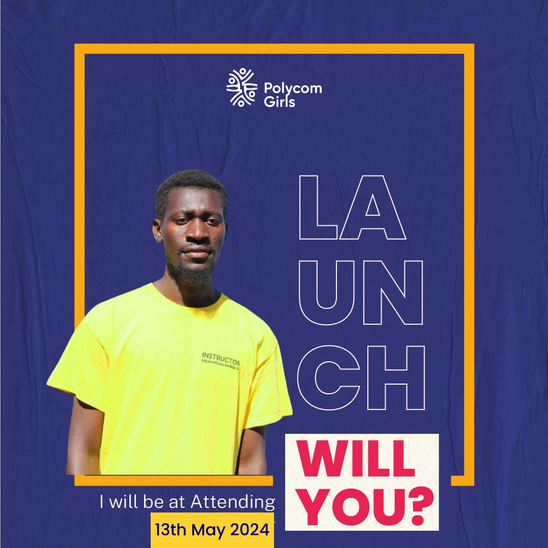 I WILL BE ATTENDING
Excited to join Polycom Girls' Strategic Plan & Brand Launch Event tomorrow! Celebrating over 2 decades of empowering women & girls, addressing social injustices, and promoting self-worth.  #PolycomGirls #PassingTheBaton #PolycomAt20 #Gpende #Polycomspeaks