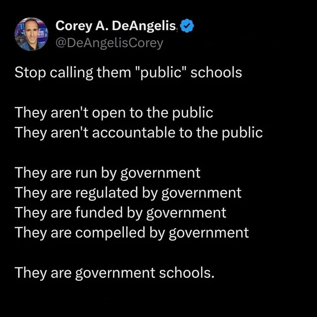 NashvilleTea's tweet image. They are GOVERNMENT Schools!