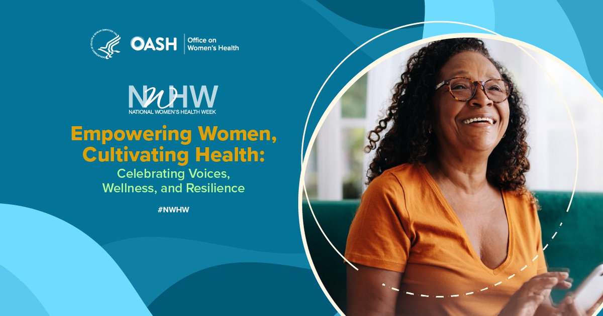 Today kicks off National Women’s Health Week! Women face unique health challenges but are often overlooked. Let’s empower every woman to be their self-advocate for better health. #NWHW @womenshealth womenshealth.gov/nwhw #WomensHealthMonth #GoHealthyHouston