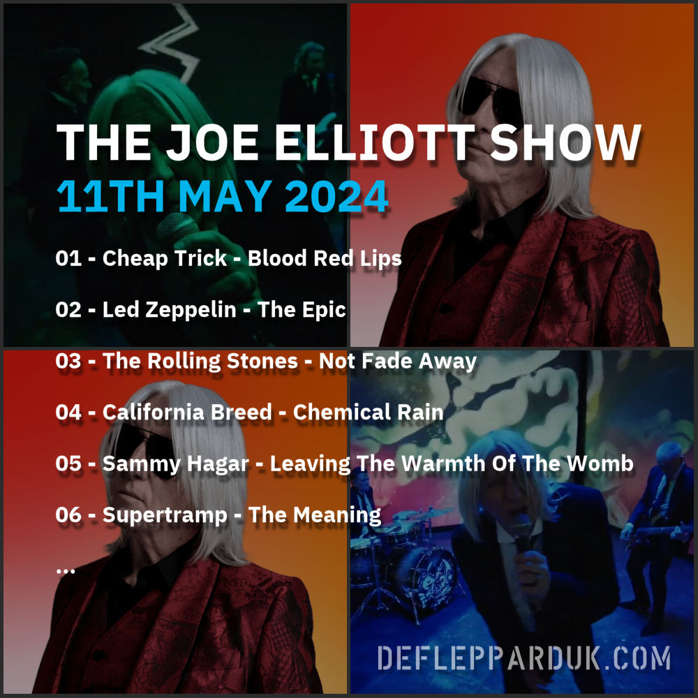 Def Leppard News - The #JOEELLIOTTShow 11th May 2024 Playlist/Transcript 🇬🇧🏴󠁧󠁢󠁥󠁮󠁧󠁿🎤

#JoeElliott - "We heard Geordie featuring the pre-#ACDC Brian Johnson."

#defleppard #thejoeelliottshow #planetrock #stadiumtour #drasticsymphonies
deflepparduk.com/joe-elliott-sh…