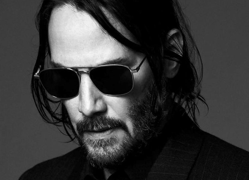 Keanu Reeves with sunglasses appreciation post!! 😎🥵🔥 Keanu Reeves was the face of Saint Laurent in 2019 and this is the best thing to happen in fashion!! 🤩 📸by David Sims for YSL