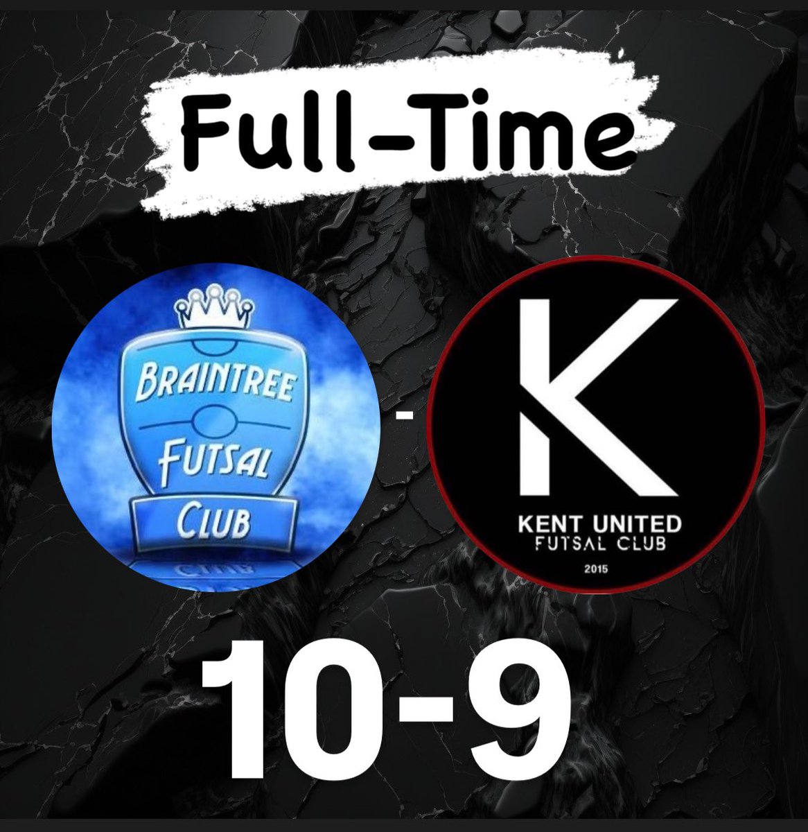 The Kent Army suffered a 10-9 loss to @braintreefutsalclub this afternoon, breaking their 2024 winning streak. Goal scorers for Kent: Aaron R 2x ⚽️ Harry S 1x ⚽️ Gui 1x ⚽️ Turan 1x ⚽️ Eman 1x ⚽️ Charlie 2x ⚽️ OG 1x ⚽️ It’s on to the next one for Kent!