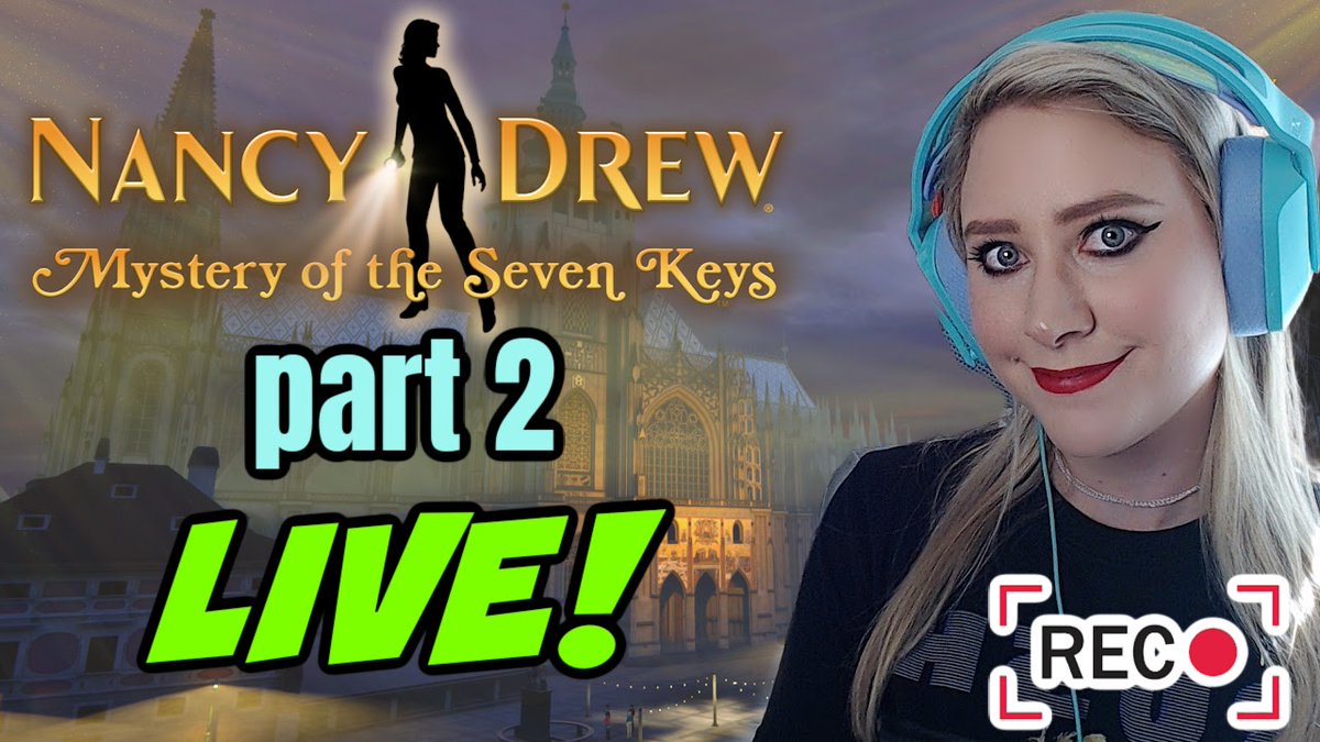 LIVE NOW! come join for part 2 of #NancyDrew #MysteryoftheSevenKeys 
youtube.com/live/gvFTjv6Rp…
#gaming #letsplay #youtube #live #stream