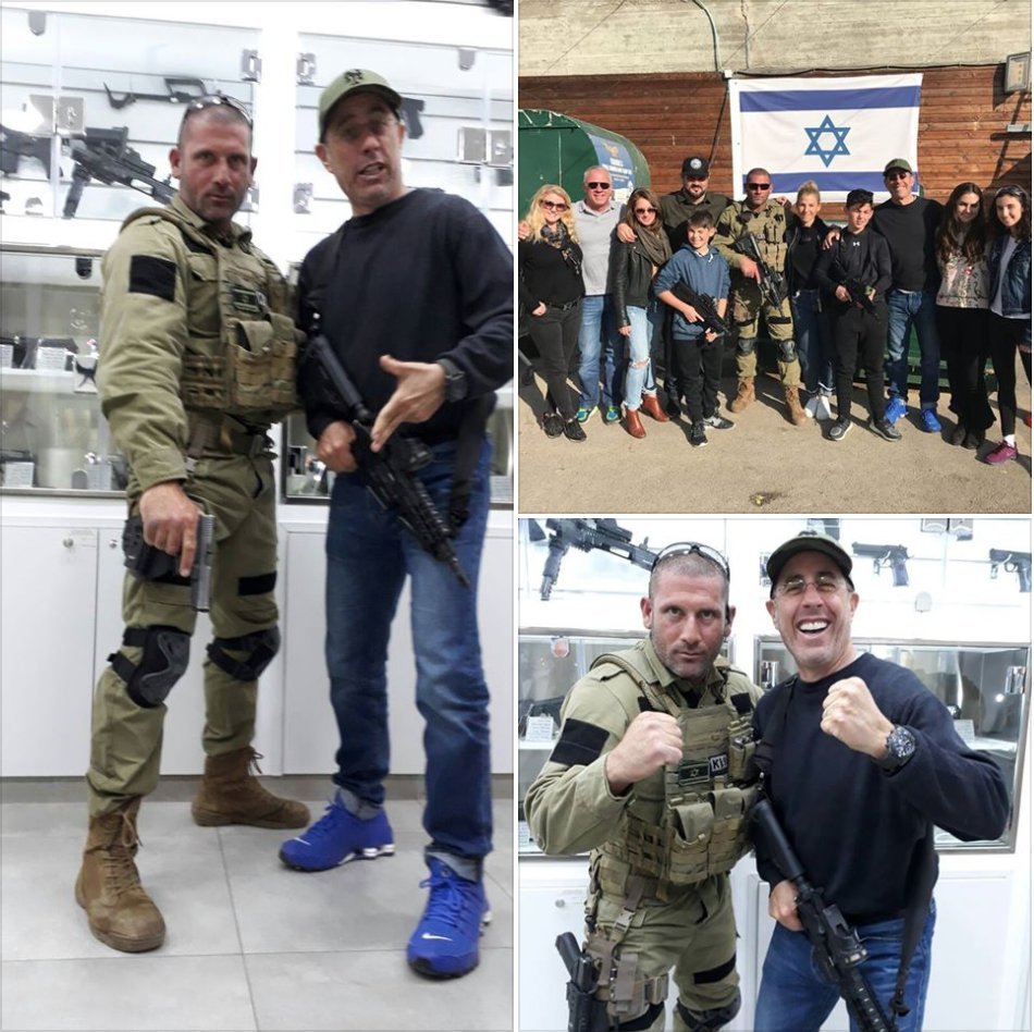 Seinfeld is such a deranged fanatical Zionist he regularly goes on propaganda trips to Israel where he trains with IDF murderers and rapists, and also attended Bari Weiss' recent event where she gloated about genociding Palestinians. A scumbag freak x.com/abierkhatib/st…