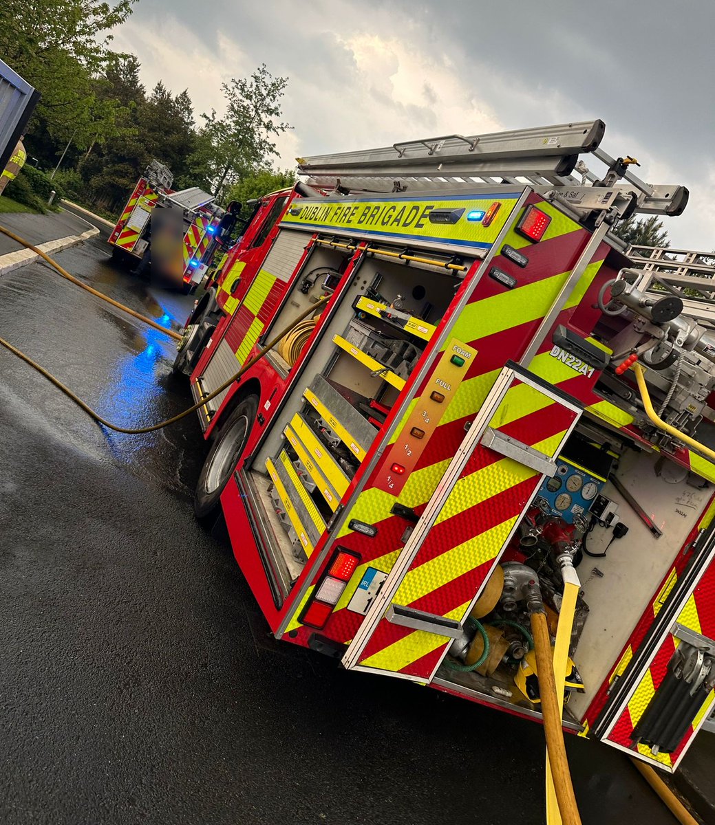 Dun Laoghaire firefighters responded to reports of a e-scooter alight in an apartment this evening. Breathing apparatus teams located and extinguished the fire and ventilated the building.