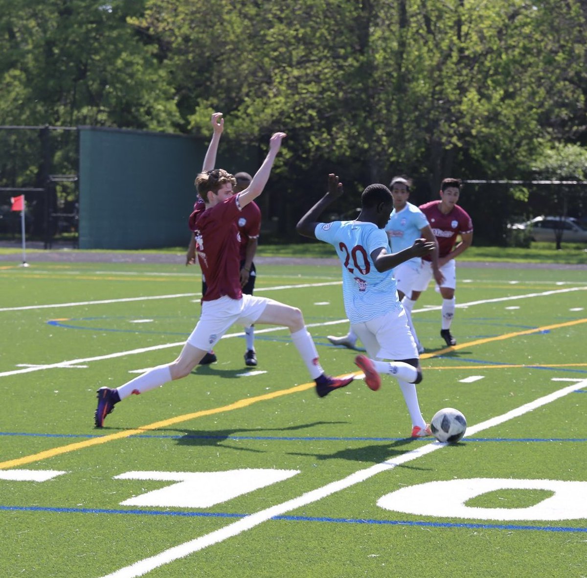 supportsball's tweet photo. Hey, my name’s Kadin

I’m a long suffering (recently thriving) Arsenal fan from Idaho now based in Chicago.

I’m currently making a poster series for the club I’d run through a Chicago brick wall for @EdgewaterCastle. (slide 3 for proof, defending for my life despite the gangle) https://t.co/TK9IrPwMRx