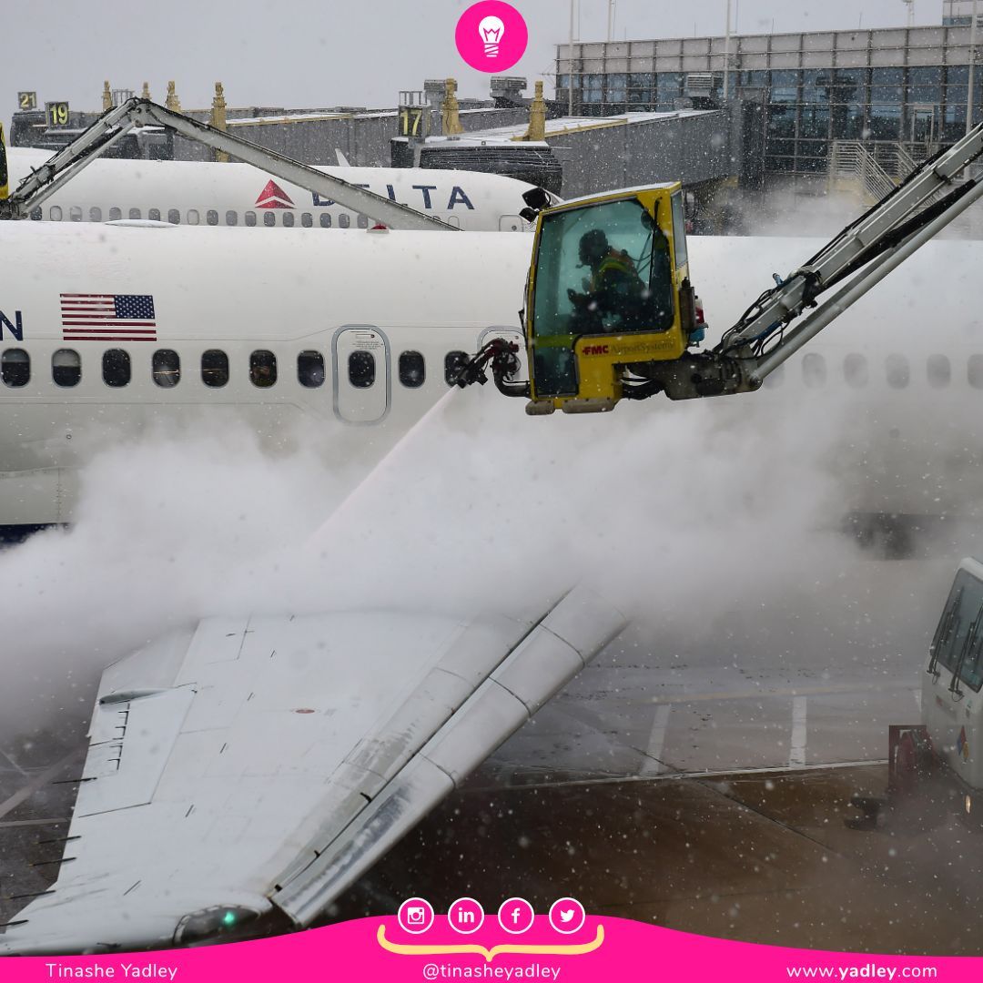 💡 Aviation Word of The Day - ADF:

🔹Stands for Aircraft Deicing Fluid 
🔹It's a specialized chemical solution used to remove/prevent the accumulation of ice & snow on the surfaces of aircraft
🔹The fluid works by breaking the bond between ice or snow and the aircraft's surface